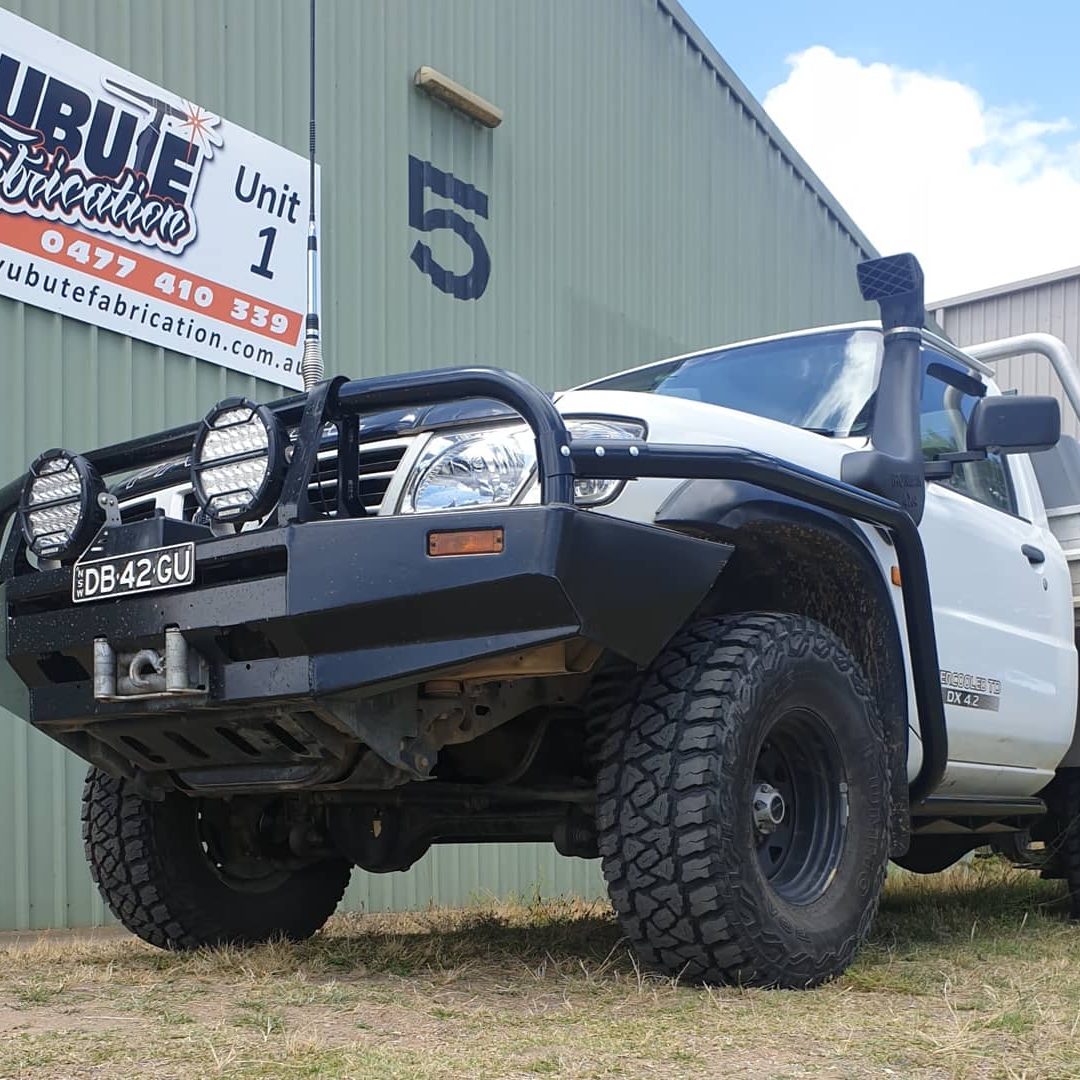 Nissan Patrol GU Single Cab YUBRUTE Series Rock sliders